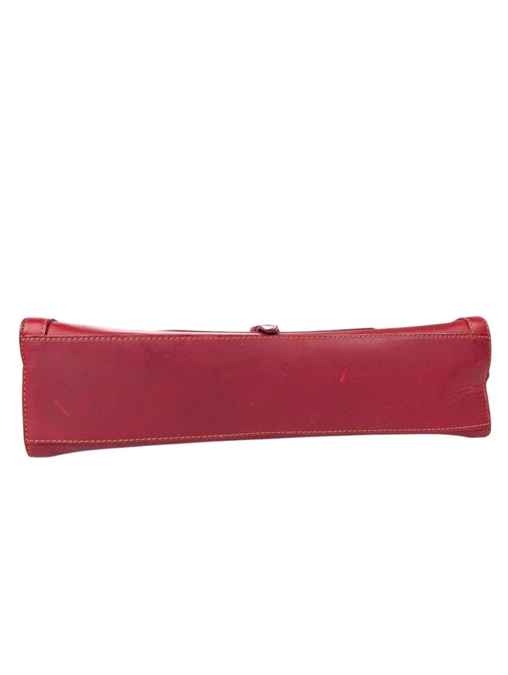 Dooney & Bourke Red Leather Purse Satchel Shoulder Bag Vintage Italy Italian Y2K - Picture 7 of 10
